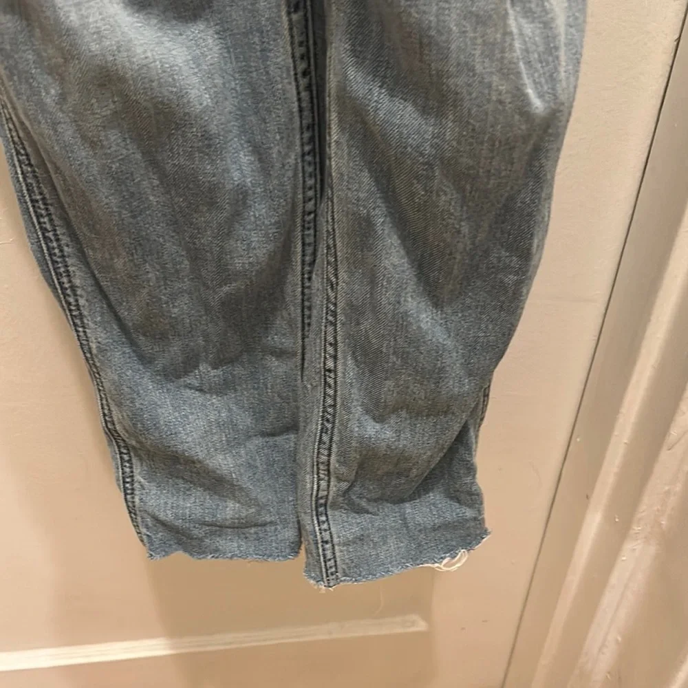 American Eagle Outfitters Blue Denim Jumpsuit Casual Style - Preloved
